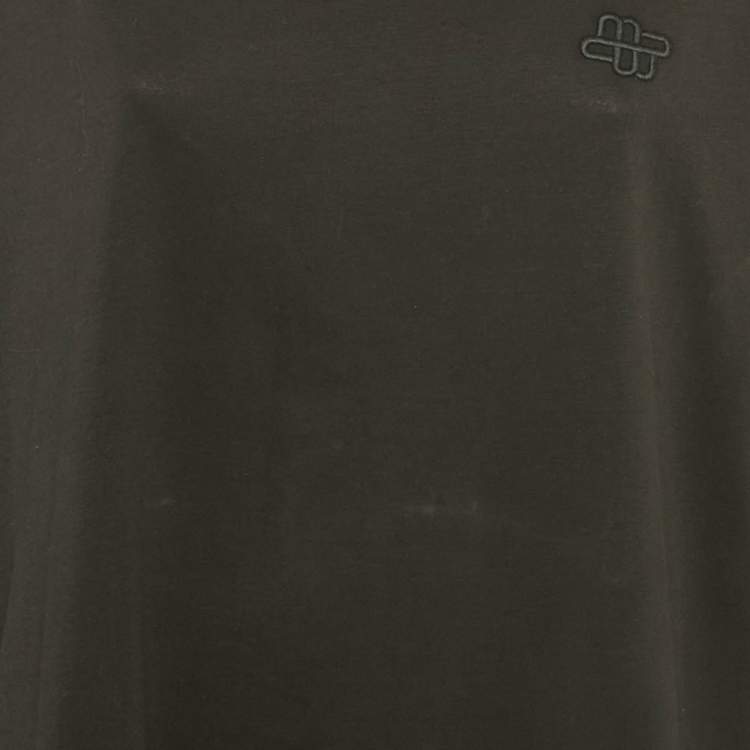 Pre Owned Munthe X Looney Tunes Black Jersey Oversized T-Shirt M