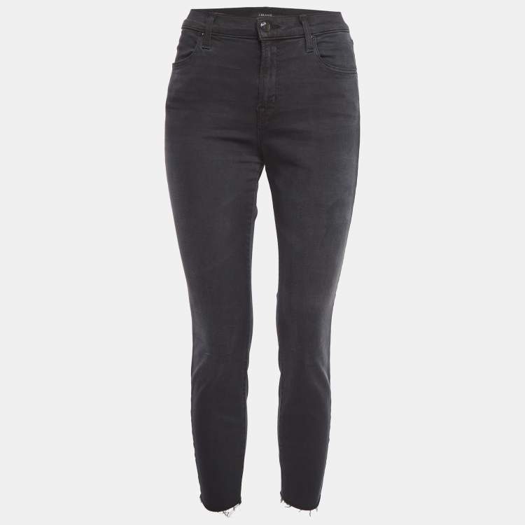 Pre Owned J Brand Navy Blue Washed Denim Skinny Jeans M Waist 29"