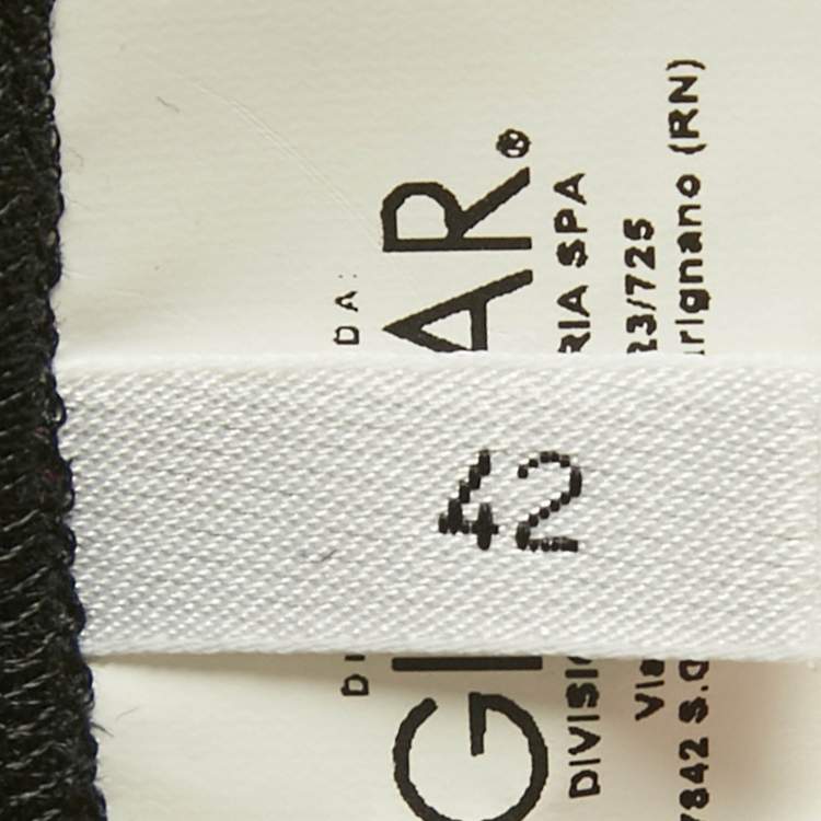 Pre Owned N°21 Striped Cotton Ruffled Alma Dress M