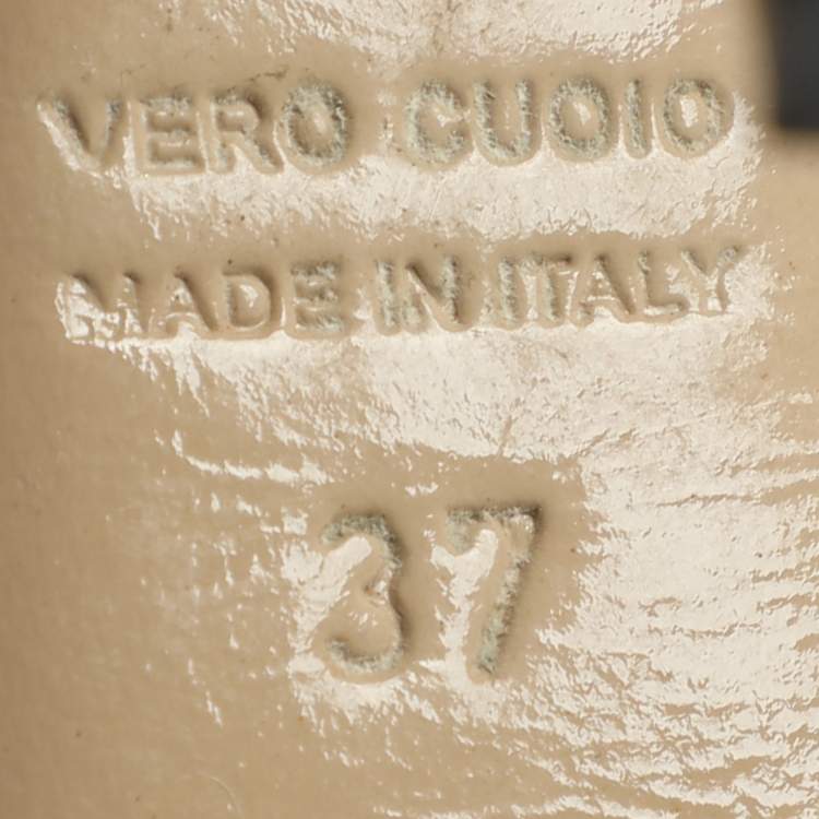 Pre Owned N21 Knot Size 37 Pink Leather D'orsay Pumps