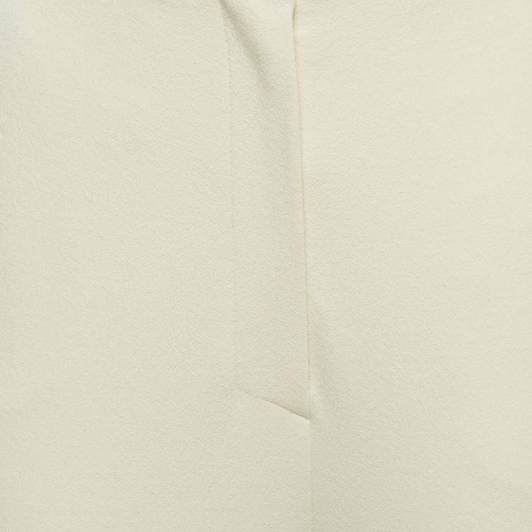 Pre Owned Nanushka Cream Jersey Darby Stirrup Leggings XS 