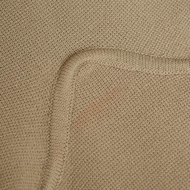 Pre Owned Nanushka Grey Stretch Knit Mio Top S