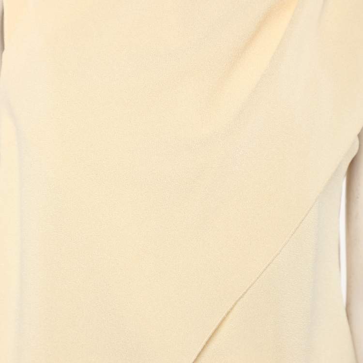 Pre Owned Nanushka Cream Jersey Tops and Trousers Set XS