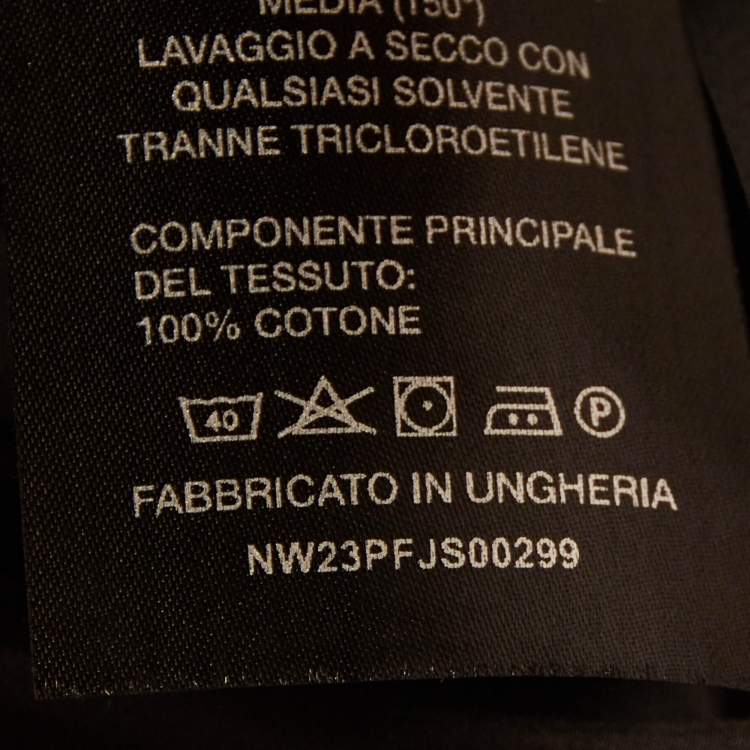 Pre Owned Nanushka Fabienne Black Cotton Wide Leg Jumpsuit S