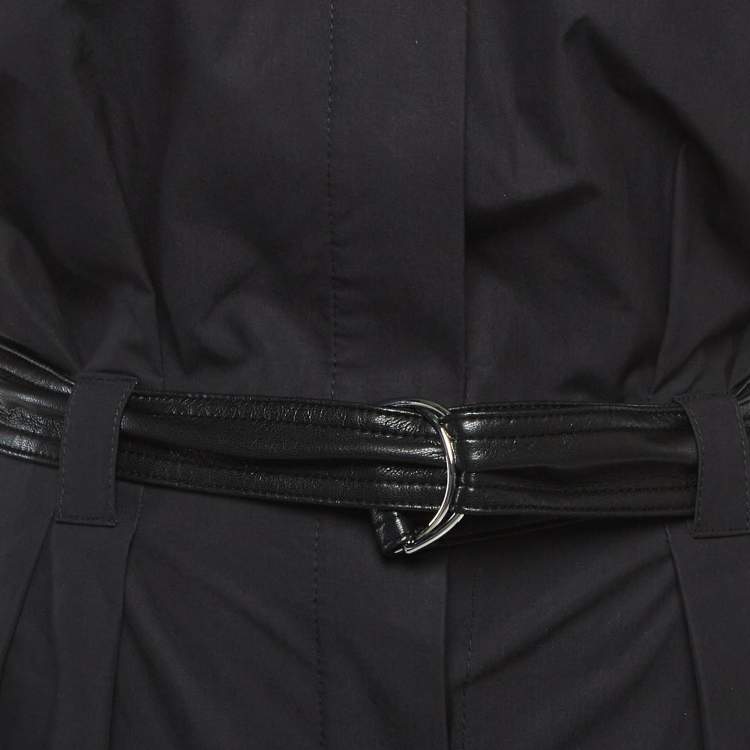 Pre Owned Nanushka Fabienne Black Cotton Wide Leg Jumpsuit S