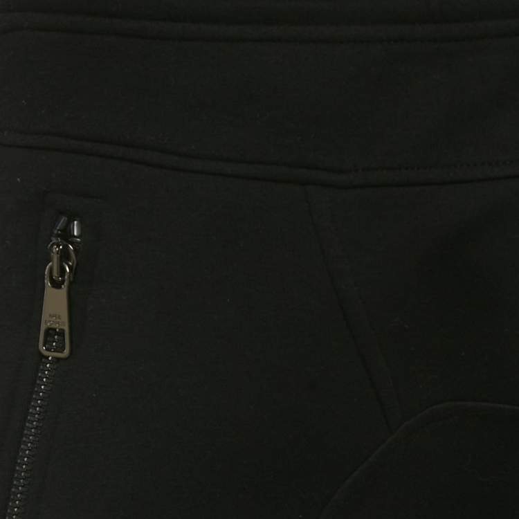 Pre Owned Neil Barrett Black Jersey Skinny Fit Joggers S