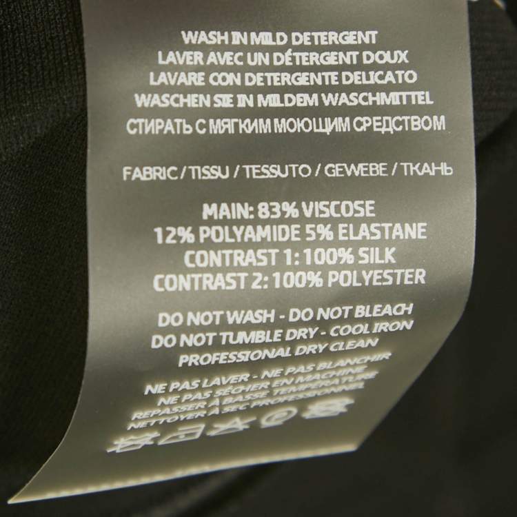 Pre Owned Nensi Dojaka Black Crepe Sleeveless Mini Dress S