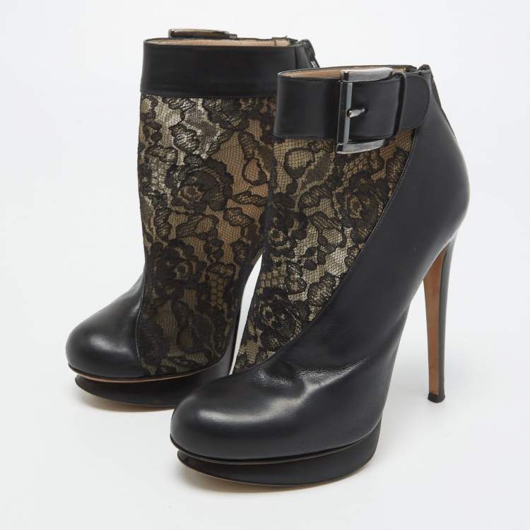 Nicholas Kirkwood Black Leather Boots It 36.5 | 6.5