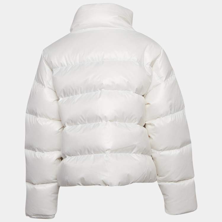 Nike White Synthetic Down Fill Puffer Jacket M Nike TLC