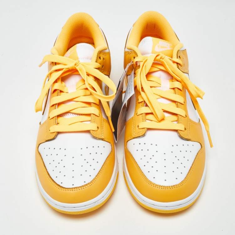 مملوكة مسبقًا Nike Dunk Laser Orange Size 43 Orange/White Leather Low Top Sneakers