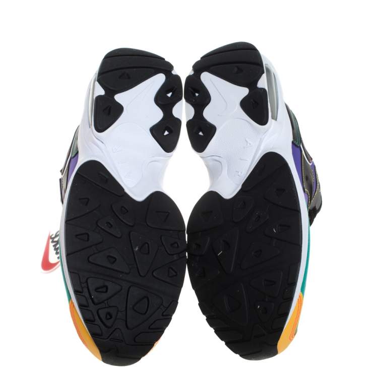 مملوكة مسبقًا Nike Air Max2 Multicolor Leather And Mesh Light PRM Sneakers Size 41