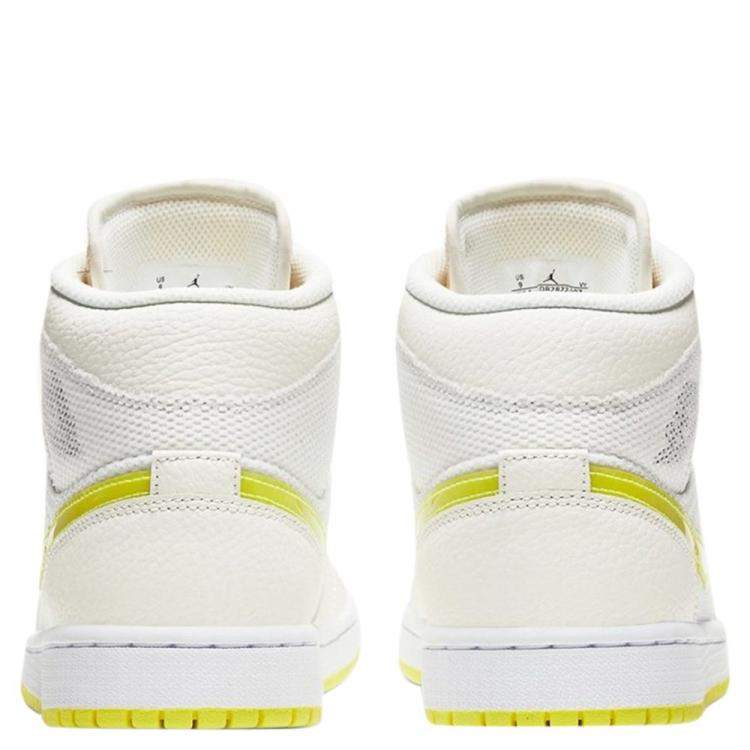 مملوكة مس�بقًا Nike Jordan 1 Mid SE Voltage Yellow Sneakers US 8W EU 39