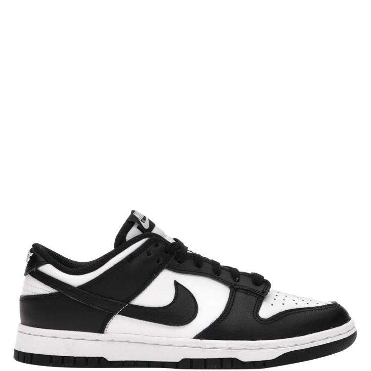 Pre Owned Nike Dunk Low Black/White Sneakers Size US 6.5W (EU 37.5)