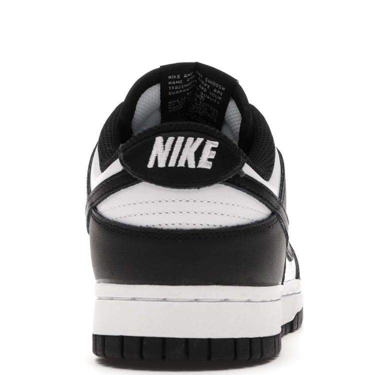 Pre Owned Nike Dunk Low Black/White Sneakers Size US 8W (EU 39)