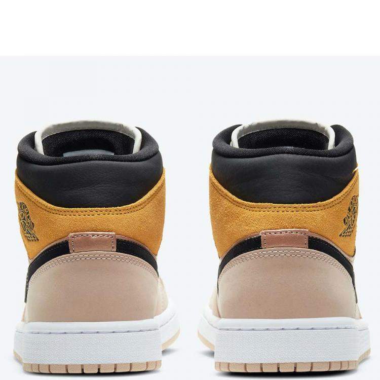 Pre Owned Nike Jordan 1 Mid SE Particle Beige Sneakers Size US 8W (EU 39)