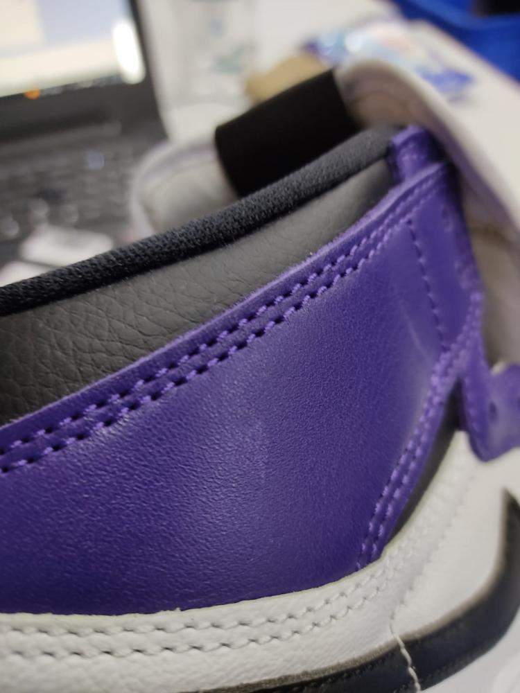 مملوكة مسبقًا Nike Jordan 1 Retro High Court Purple White Sneakers Size EU 37.5 (US 5Y)