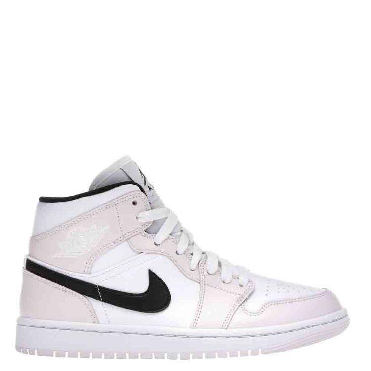 Pre Owned Nike WMNS Jordan 1 Mid Barely Rose Sneakers Size (US 8.5W) EU 40