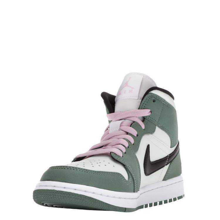 Nike WMNS Jordan 1 Mid Dutch Green Sneakers Size US 6W (EU 36.5