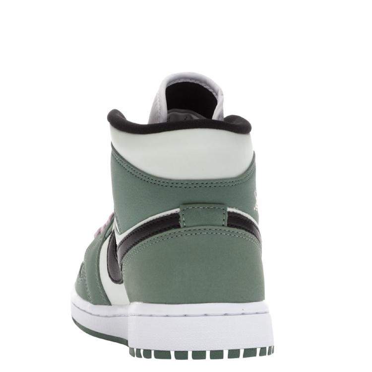 Pre Owned Nike WMNS Jordan 1 Mid Dutch Green Sneakers Size US 9W (EU 40.5)