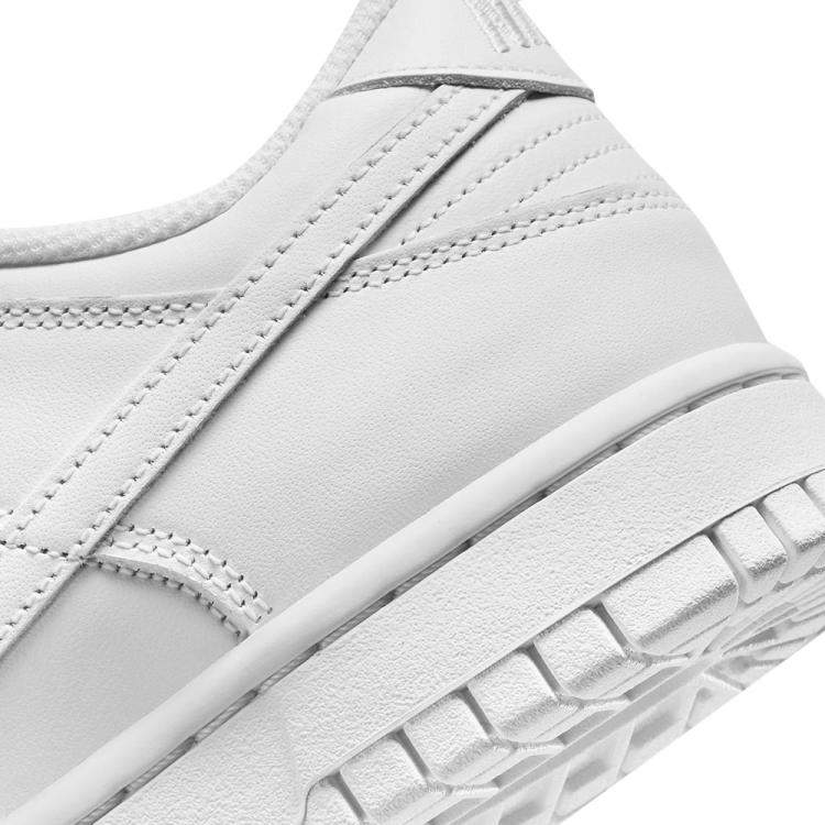 Pre Owned Nike WMNS Dunk Low Triple White Sneakers Size US 8W (EU 39)