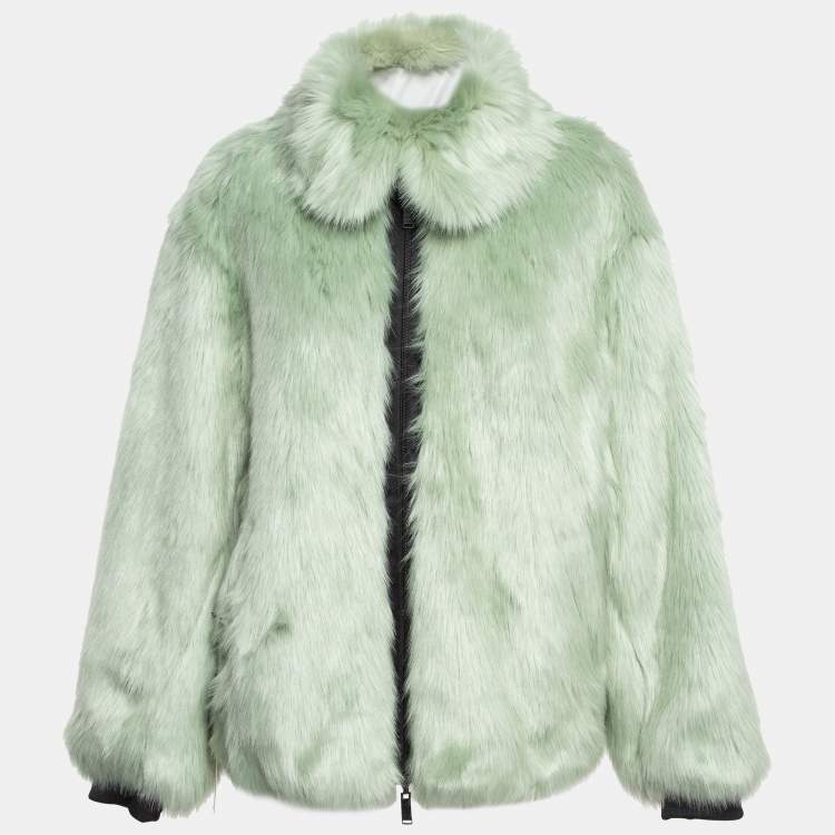 Nike x Ambush Jade Green Faux Fur Reversible Jacket L Nike TLC