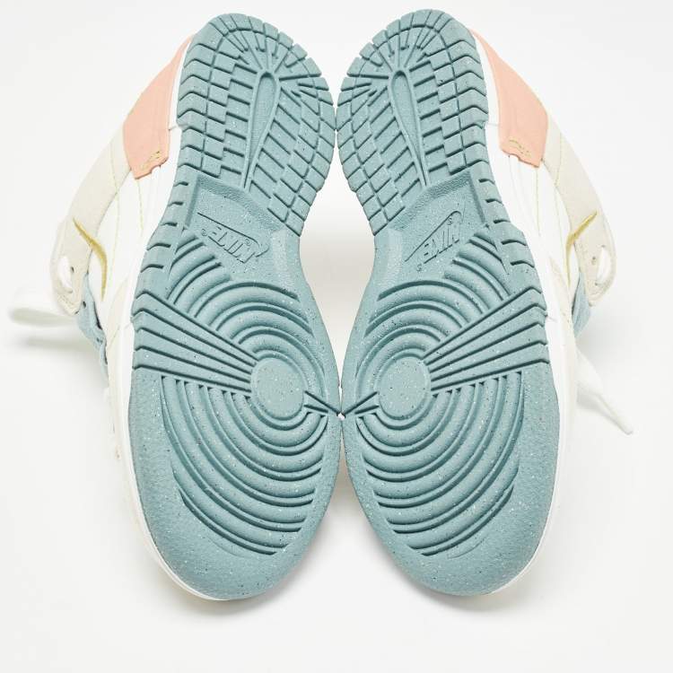 Pre Owned Nike Multicolor Canvas and Alcantara Dunk Low Disrupt 2 Easter Pastel Sneakers Size 37.5