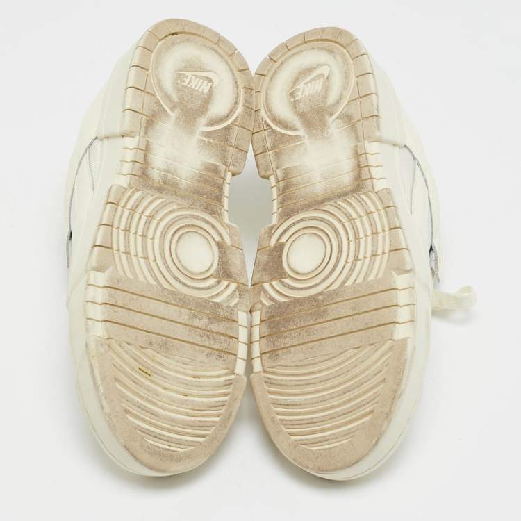 Pre Owned Nike Cream Leather and Mesh Dunk Low Disrupt Coconut Milk Sneakers Size 39