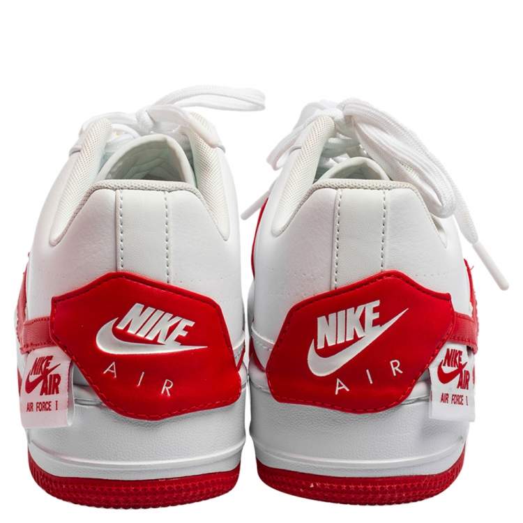 Pre Owned Nike WMNS Air Force 1 White Leather Infinity Sneakers Size 42