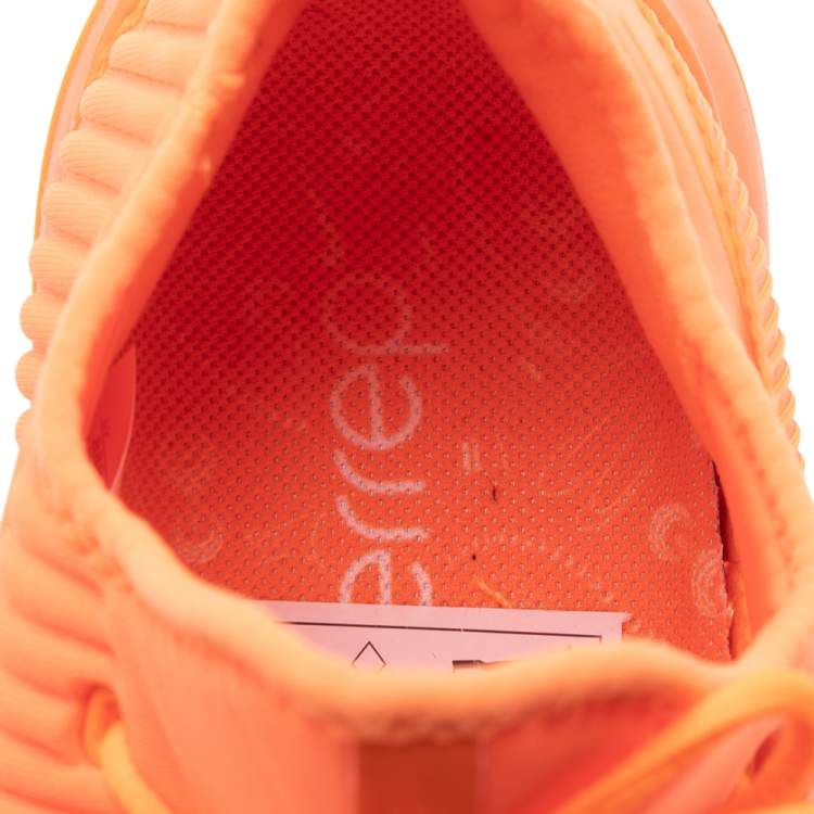 Pre Owned Nike Air Zoom SuperRep Orange Fabric Lace Up HIIT Class Sneakers Size 38