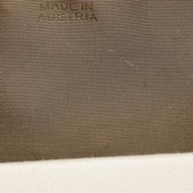 Pre Owned Nina Ricci Beige Fabric Bow Flap Chain Shoulder Bag