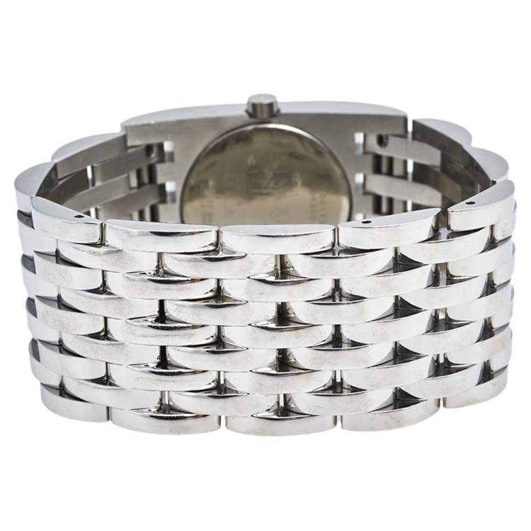 Pre Owned Nina Ricci Silver Stainless Steel N00113 Women's Wristwatch 25 mm