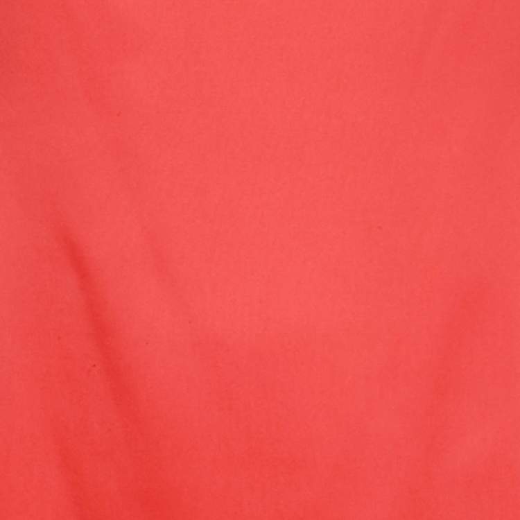 Pre Owned Notte By Marchesa Red Crepe Mini Dress S