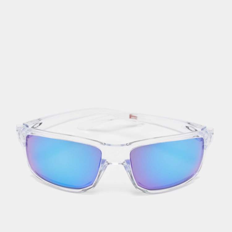 Pre Owned Oakley Blue Prizm Gibston Square Sunglasses