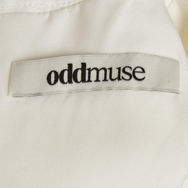 Pre Owned Oddmuse White Jersey The Ultimate Muse Tee S