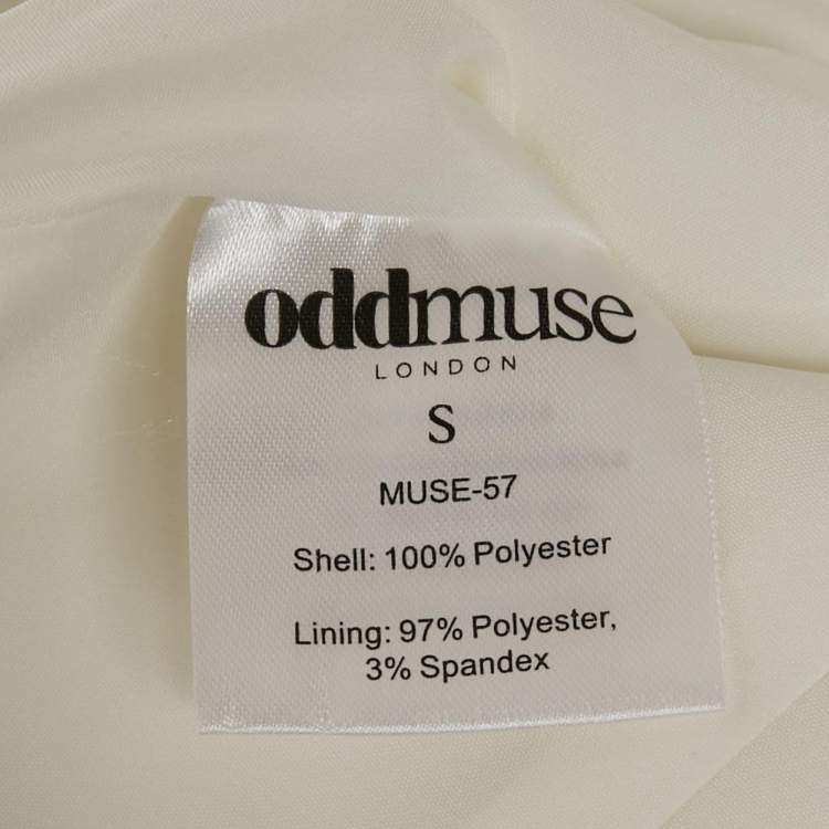 Pre Owned Oddmuse White Jersey The Ultimate Muse Tee S