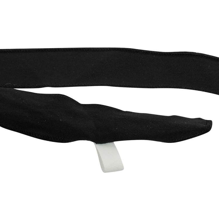 Pre Owned Off-White Black Jersey Logo Printed Bandana Mask L/XL
