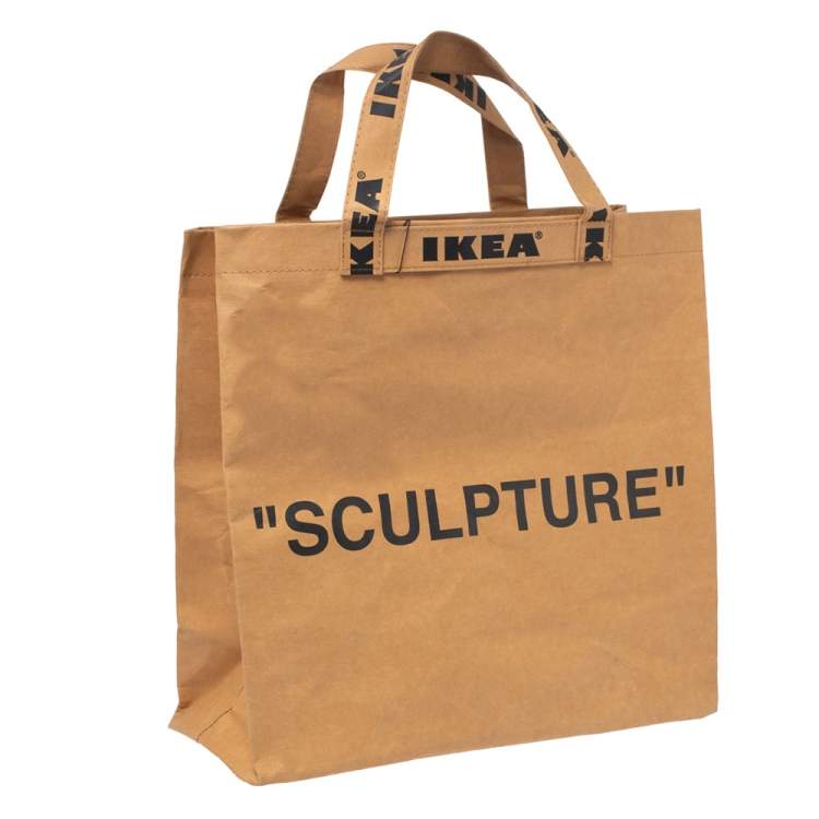 Ikea Sculpture Markerad Medium Virgil Abloh Bag.