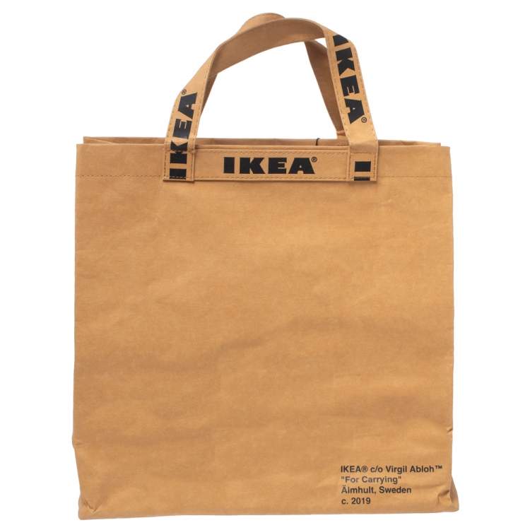 Pre Owned Off-White x Ikea Brown Markerad Sculpture Bag M