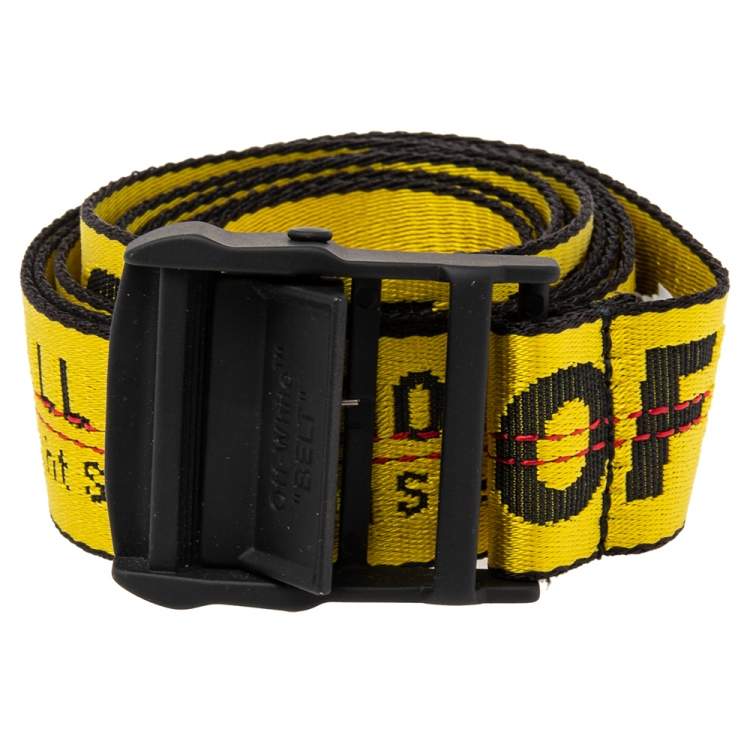 Off-White's Industrial Belt in Black and White