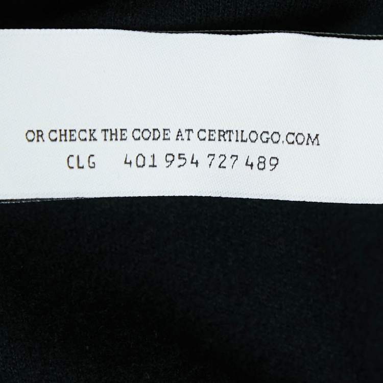 Pre Owned Off-White Black Off Print Cotton Crew Neck T-Shirt M 