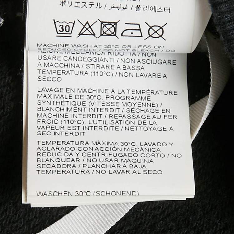 Pre Owned Off-White Black Painted Arrows Cotton Reg Hoodie S