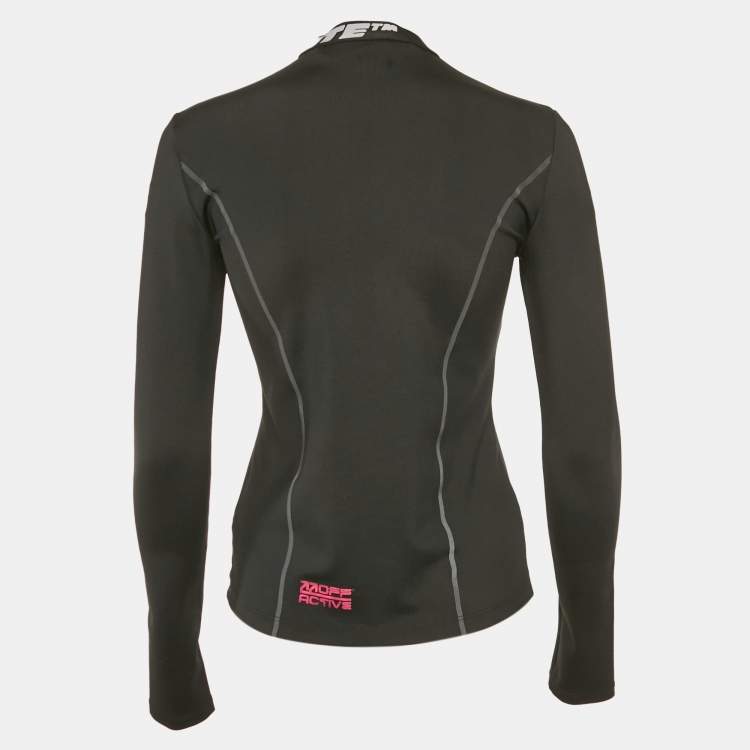 مملوكة مسبقًا Off-White Black Technical Jersey Pullover M