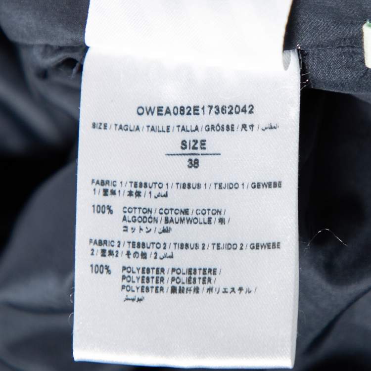 Pre Owned Off-White Camouflage Cotton All Over Mmrrone Diag Parka Jacket M