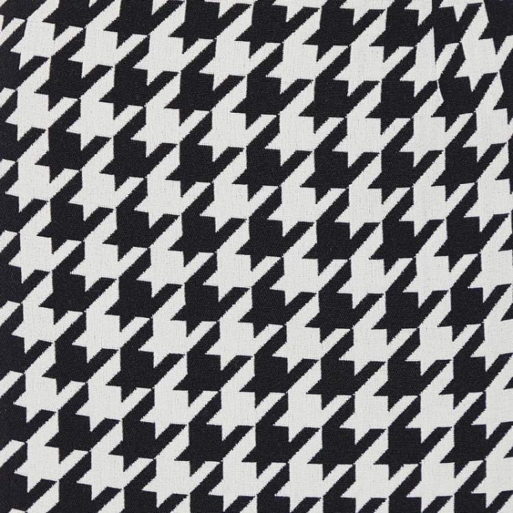 Pre Owned Off-White Monochrome Wool Wrap Mini Skirt S