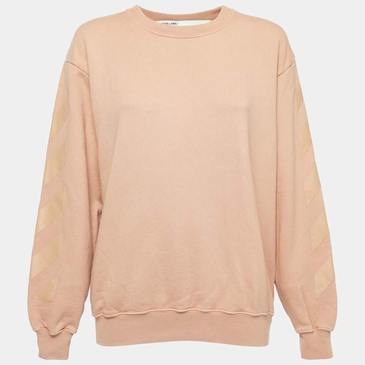 Orange off hotsell white sweatshirt