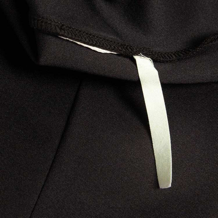 Pre Owned Off-White Black Jersey Active Wear T-shirt and Leggings Set S