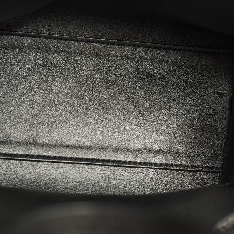 مملوكة مسبقًا Off-White "Sculpture" Black Leather Vertical Tote