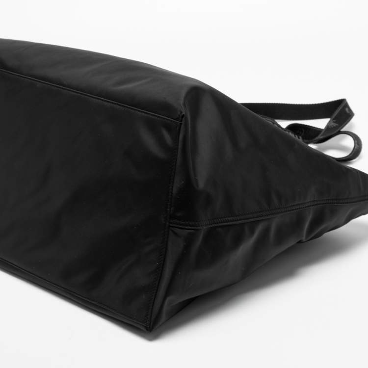 Pre Owned Off-White Black Nylon Commercial Weekender Tote