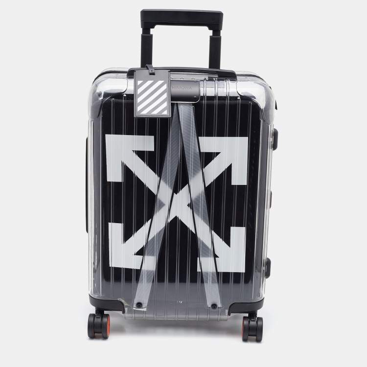 Off-White x Rimowa Transparent/Black PVC Virgil Abloh Suitcase Off ...
