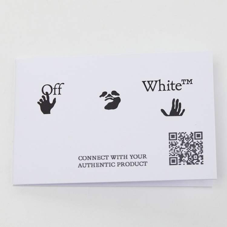 Pre Owned Off-White Black Leather Medium Screw Shoulder Bag